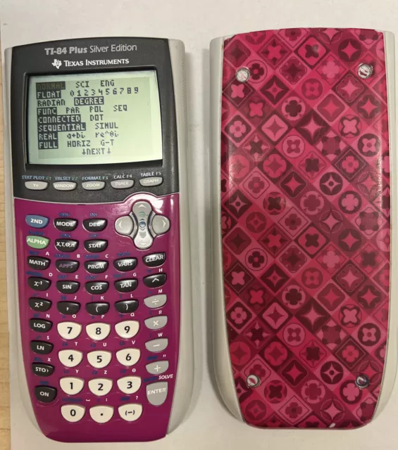 Texas Instruments TI-84 Plus Silver Edition Graphing Calculator Pink