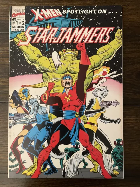 X-Men Spotlight On Starjammers 1 & 2 1990 Marvel Lot Great Condition 3