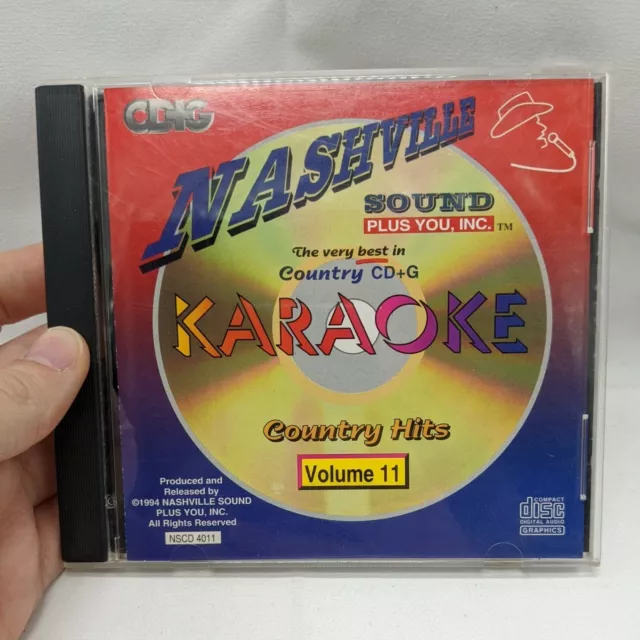 Nashville Sound Plus You Inc Karaoke Country Hits Volume 11 CD + G