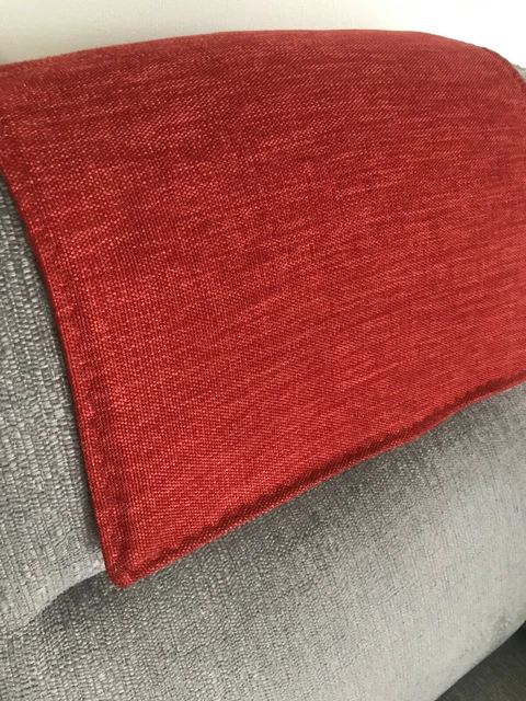 Chair Back Arm Cover Antimaccassar Sofa Armchair Arm Chair 19" X 16" Reversable