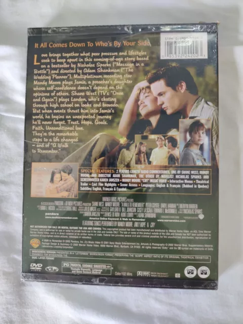 A Walk to Remember (DVD, 2002) NEW 2