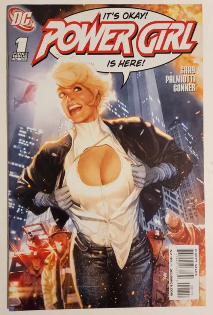 Power Girl #1 (2009, DC) VF Adam Hughes Variant