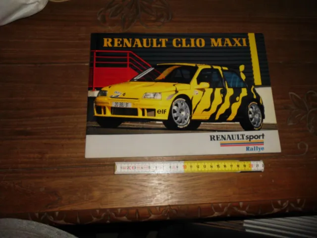 Renault Clio Maxi Renault Sport Brochure Brochure Prospect Rally