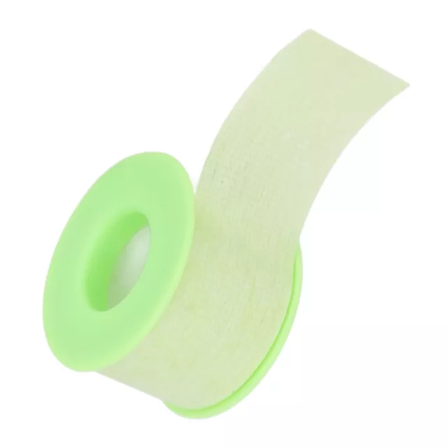 (Green) Eyelash Adhesive Tape 1 Inch Width Soft Breathable Eyelash