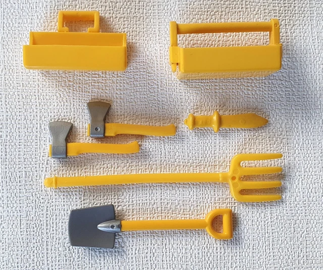 Outils Playmobil Orange – Pièce De Rechange Ou Accessoire, Occasion En Très Bon état