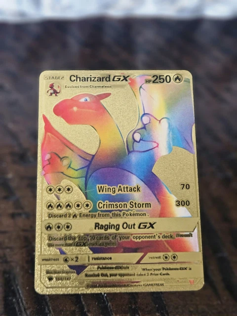 rare.pokemon cards Reshiram & Charizard GX (Secret) - SM