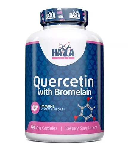 Haya Labs Quercétine avec broméline, 120 capsules