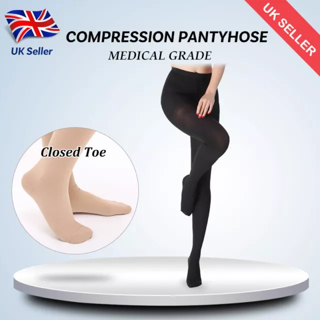 20-30 mmHg Medical Compression Pantyhose Women Men Stockings Edema