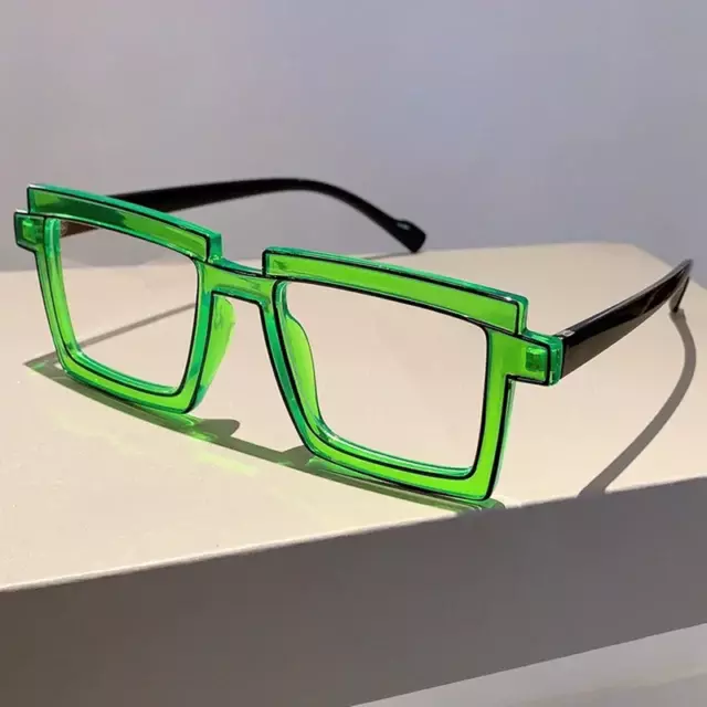 Vintage Square Eyeglasses: New Cute Cartoon Style Blue Light Blocking Spectacles