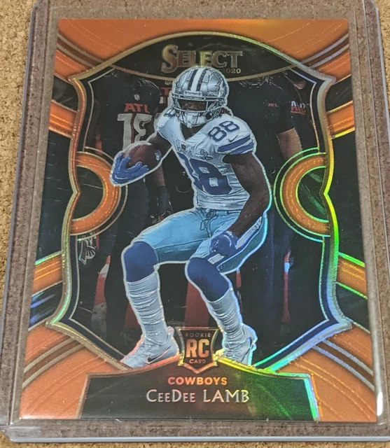 2020 Select 🏈 CeeDee Lamb Orange Concourse Prizm Rookie /49 Cowboys RC SP 🔥