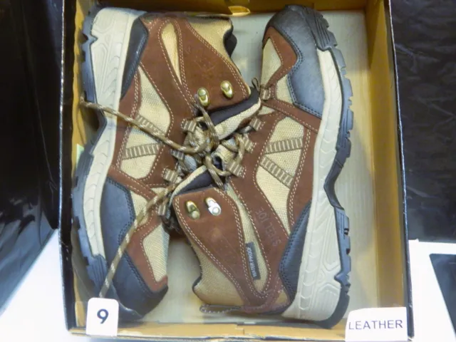 NEW Die Hard Men's Work Hiking Boots Suede Steel Toe Brown Black Size 9 Med