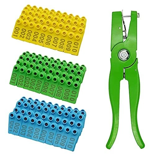 300PCS Livestock Goat Ear Tags Labels for Sheep Pig Livestock Dog Animal Deer..