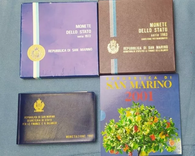 Repubblica Di San Marino Serie Divisionali Lire  Zecca Scegli Menu Tendina