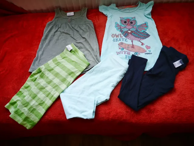 Girls Bundle of clothes Leggings and Tops 7-8 years Next and Animal