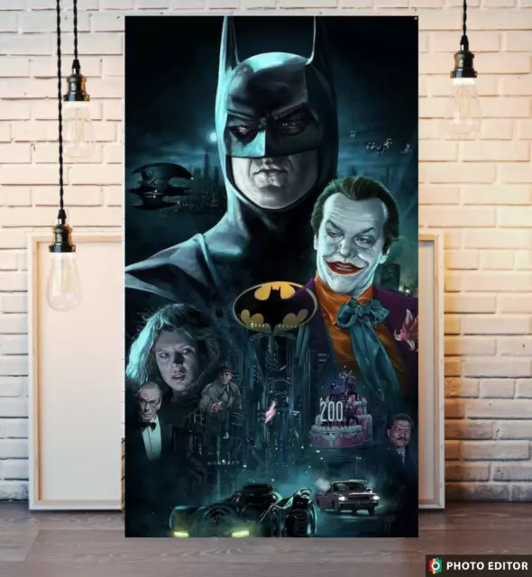 DC Comics Batman & his Enemies Canvas print poster artwork