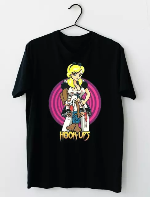 Hook-Ups Skateboard Maid Killing Bunny T-Shirt S-4XL