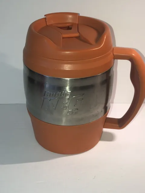 Bubba Keg Orange Insulated Mug 52oz Polyurethane Keg Shape Orange & stainless.
