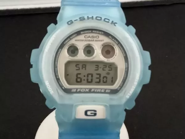 CASIO G-SHOCK DW-6900 used watch blue skeleton Quartz Excellent Condition