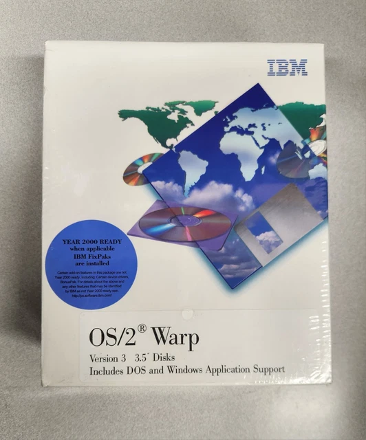 IBM OS/2 WARP Version 3 w/ BonusPak on 3.5