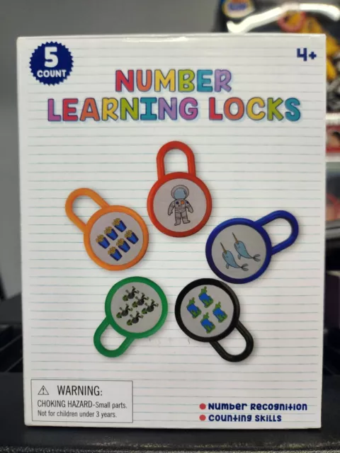 Kids Learning Locks 5 Count  Numbers Learning Locks Educatio...