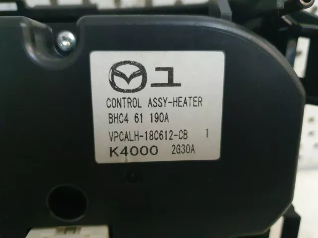 51*Mazda 3 BL Klimaautomatikbedienteil  Klimatronik BHC461190A 3