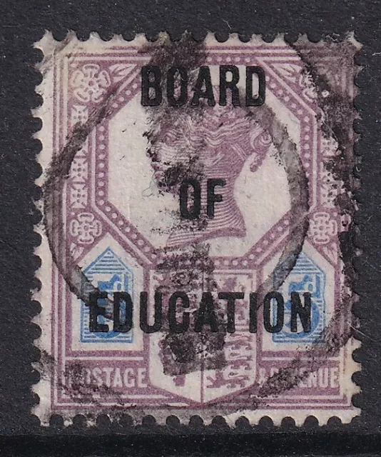 GB SGO81, 5d dull purple & blue, Board of Education stamp-GOOD USED. Cat £1500.