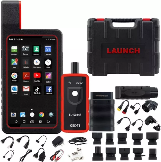 2024 LAUNCH X431 Diagun V + PROS OBD2 Scanner Car Diagnostic Tool Bidirectional