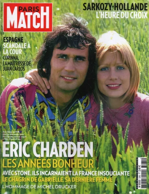 Couverture magazine,Coverage Paris Match Eric Charden & Stone