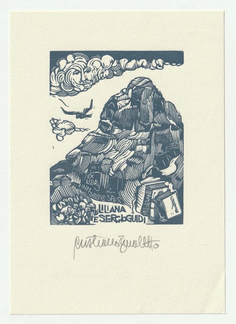 CRISTIANO BECCALETTO: Exlibris für Liliana e Sergio Guidi