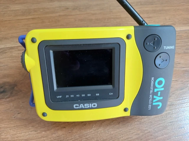 CASIO-PORTABLE LCD COLOR Television Jy-10 £21.49 - PicClick UK