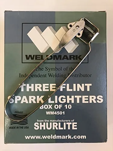 Three Flint Spark Lighter - 10 Per Pack