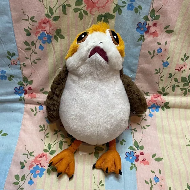 Disney Store Star Wars The Last Jedi 12" Porg Owl Soft Plush Toy