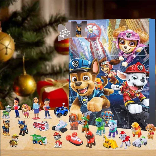 UK CHRISTMAS ADVENT Calendar PAW Patrol Figures Toys 24 Days Countdown