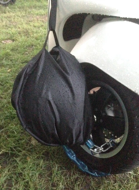DryBoy Motorradhelmtasche - lassen Sie Ihren Helm trocken mit Ihrem Fahrrad