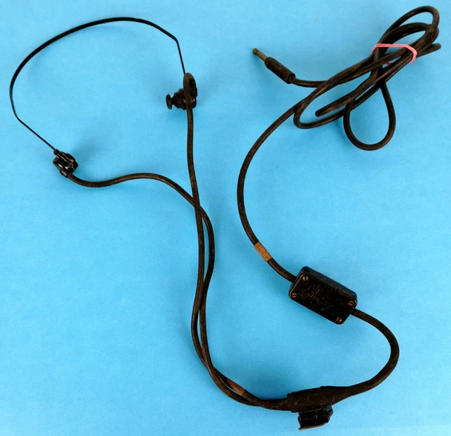 Headphone R-30R Military - Iron And Bakelite - Years 30-40 - Vintage - Militaria