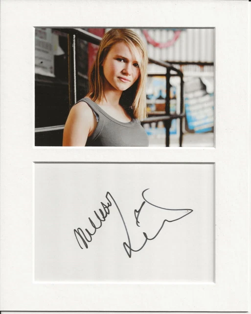 Melissa Suffield eastenders signed genuine authentic autograph signature AFTAL