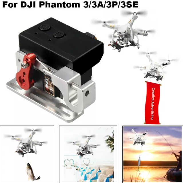 Payload Delivery Device For DJI Phantom 3/ 3Pro , Payload Release, Drone Fishing
