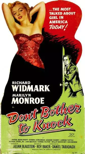 Dont Bother To Knock Poster Marilyn Monroe OLD MOVIE PHOTO