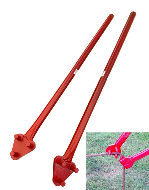 Manual Rebar Bender – 36”, 5/8” Max Bend For #5 Grade 60 Rebar – MRB16, Unbranded