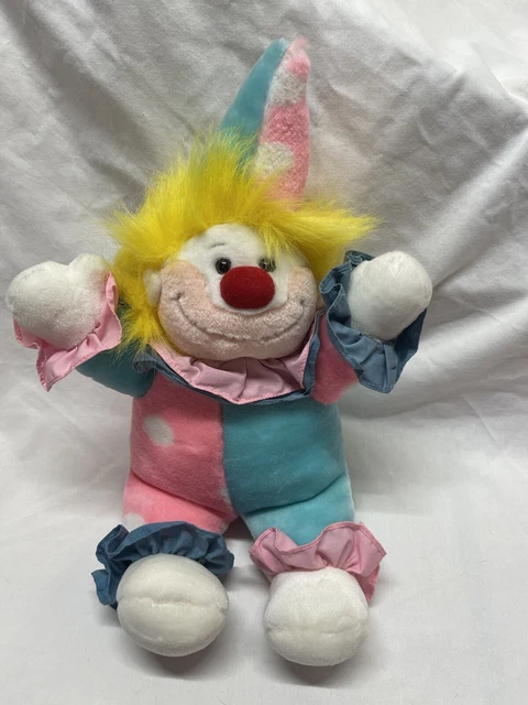 1991 The San Francisco Music Box Co Wind Up Plush Clown You Are My Sunshine