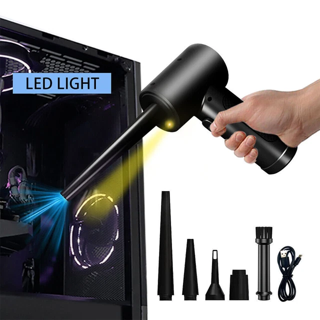 PORTABLE AIR DUSTER Electric Cordless Cleaner Cleaning Blower For Cars