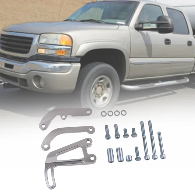Sbc Alternator Bracket Polished for Chevy Long Water Pump 283 327