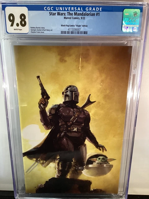 STAR WARS THE MANDALORIAN #1 CGC 9.8 CLAYTON CRAIN EXCL VIRGIN VARIANT 1st GROGU