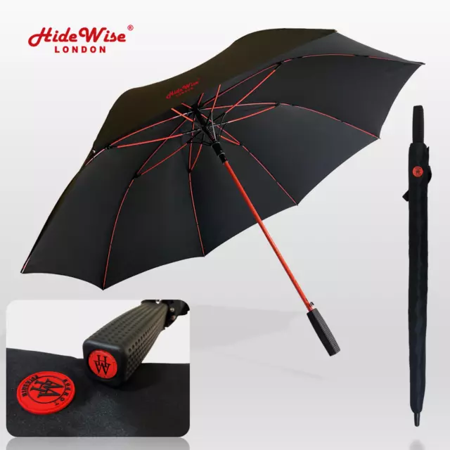 Audi Sport Golf Umbrella Premium Quality Automatic Car Brand Black Red  Brolly