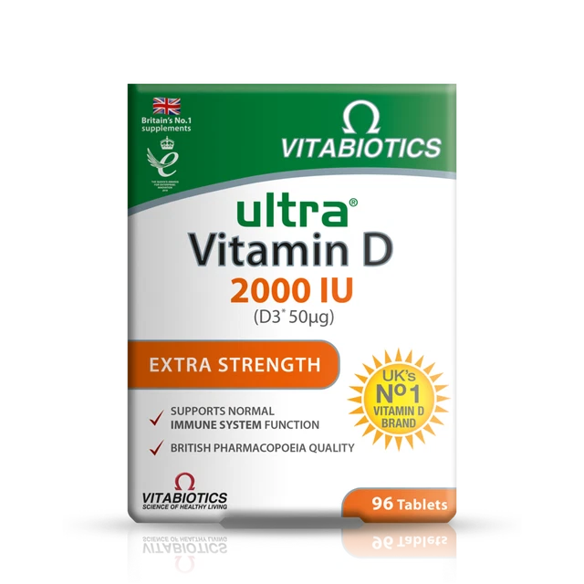 VITABIOTICS ULTRA VITAMIN D 2000Iu ( D3*50Mg) Extra Strenght 96