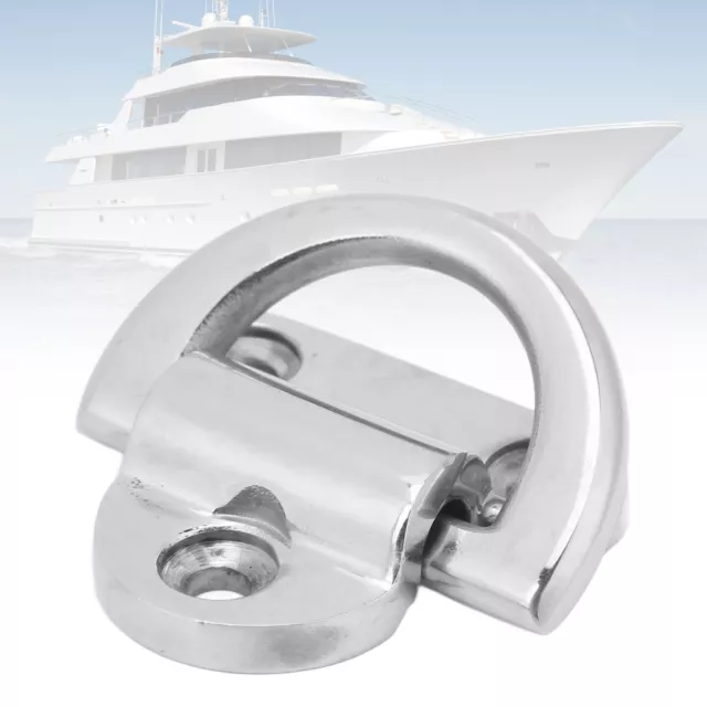 Car Auto Marine Folding Pad Eye 316 Stainless Steel Marine Grade Accessory Part