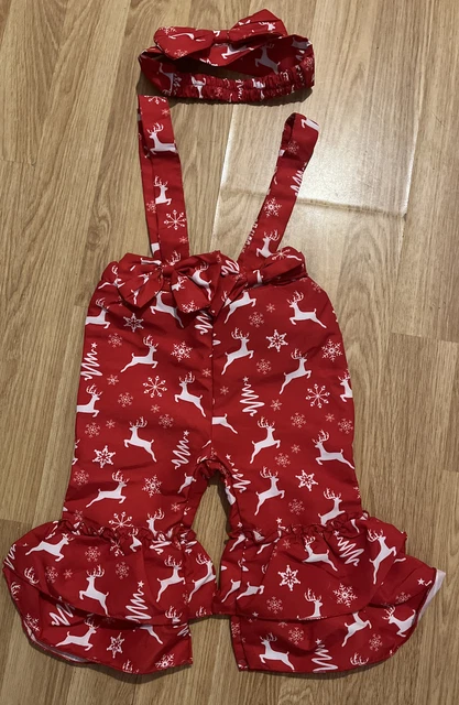 Abiti per bambini senza maniche Shein ragazze senza maniche stampe romper lino 6-9 M