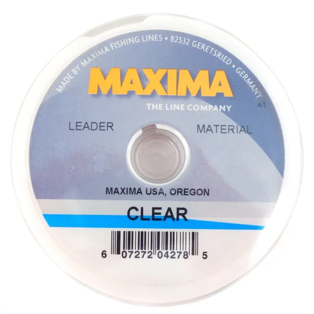 Maxima Clear Line Shock Resistant Fly Fishing Leader Wheel - All Weights