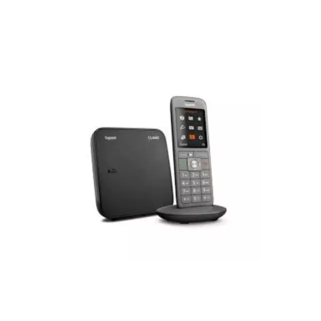 ⭐Cordless Gigaset Cl660 Telefono Grey Black