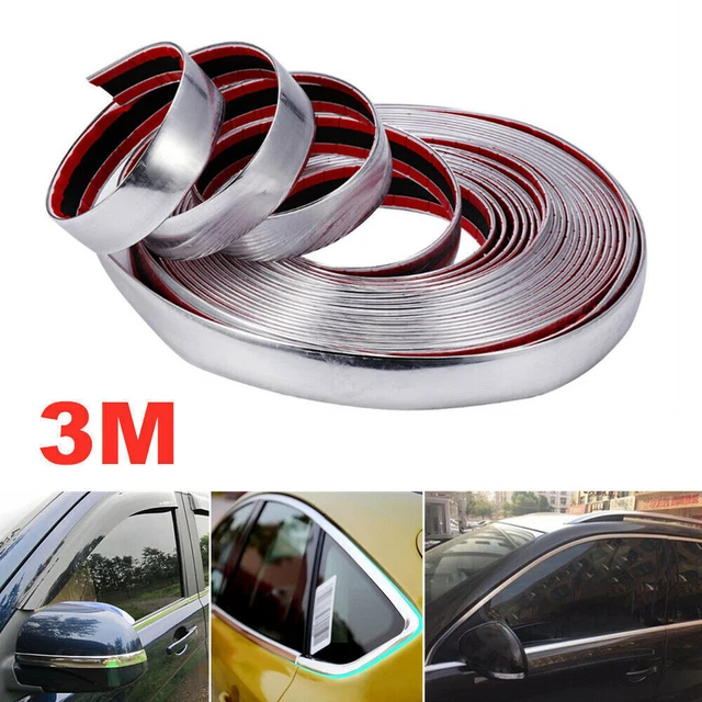 1PCS 3M 20mm Car DIY Moulding Trim Strip Protector For Grille Window Door Bumper
